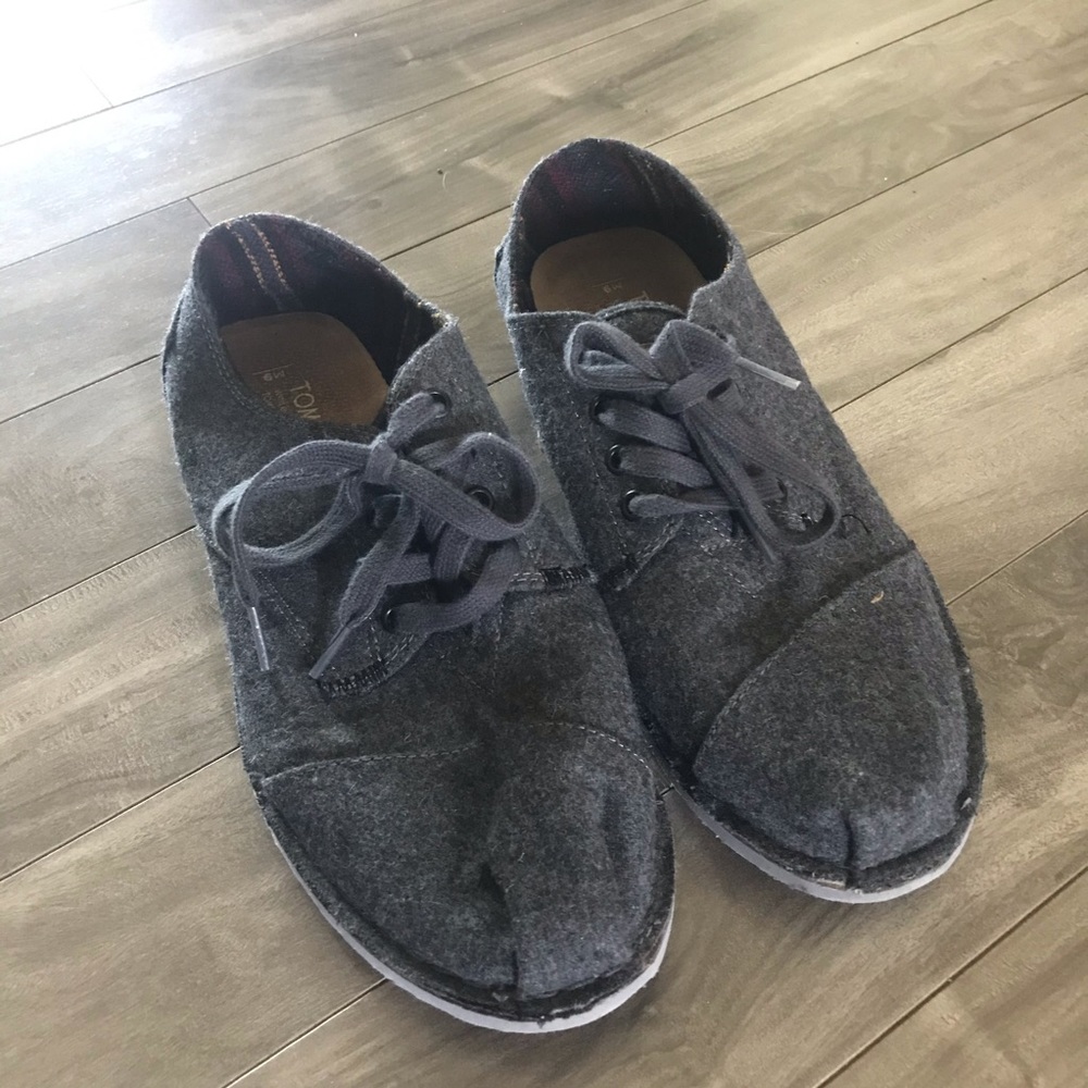 TOMS Grey Shoes